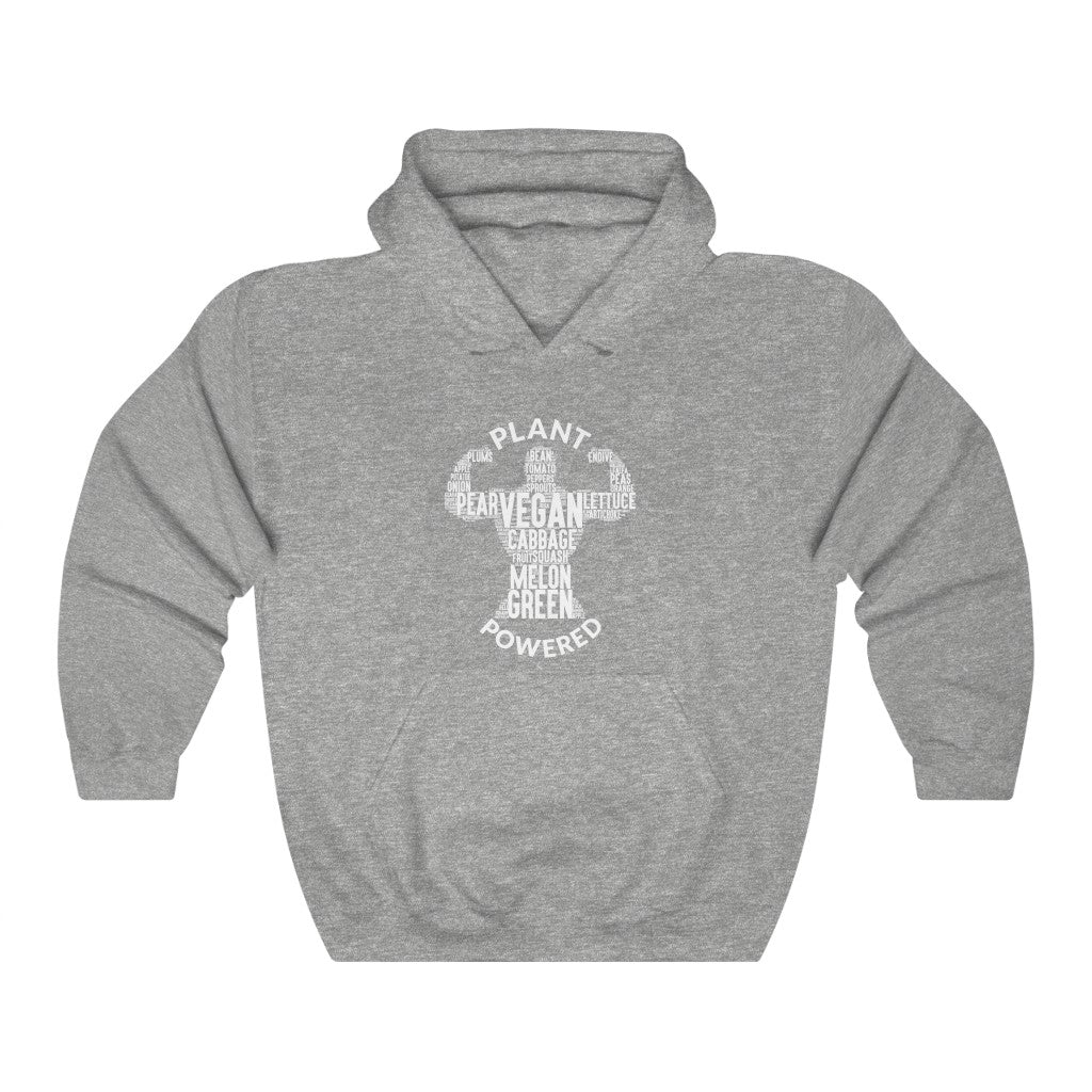 Plant Powered Man Unisex Heavy Blend™ Hooded Sweatshirt
