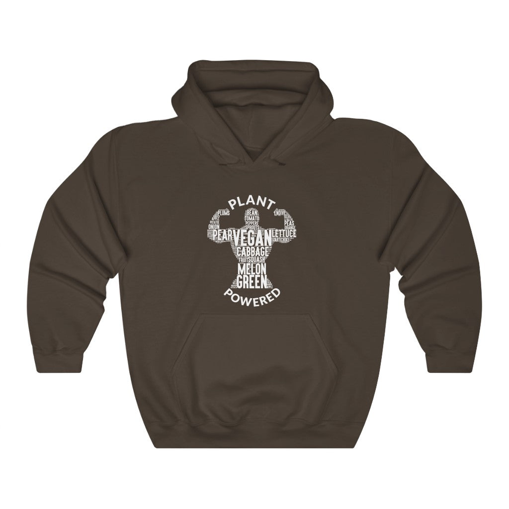 Plant Powered Man Unisex Heavy Blend™ Hooded Sweatshirt