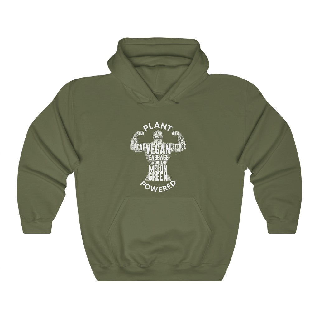 Plant Powered Man Unisex Heavy Blend™ Hooded Sweatshirt