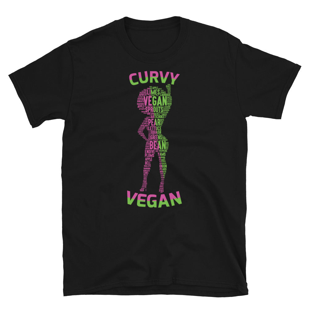 Curvy Vegan P/G Short-Sleeve Unisex T-Shirt