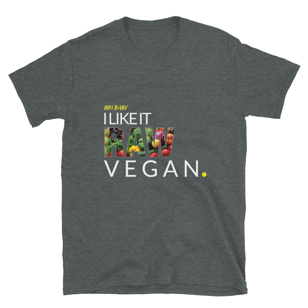 I Like It Raw Vegan Short-Sleeve Unisex T-Shirt