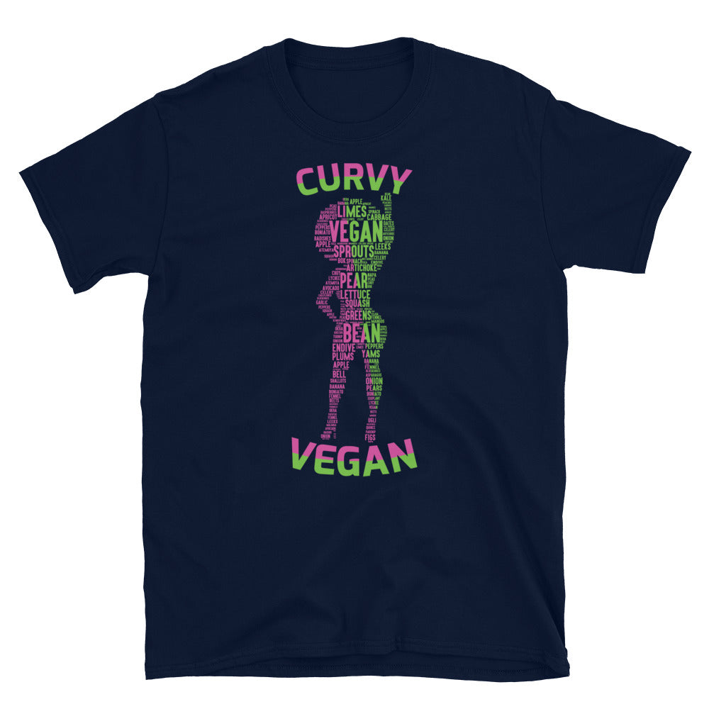 Curvy Vegan P/G Short-Sleeve Unisex T-Shirt