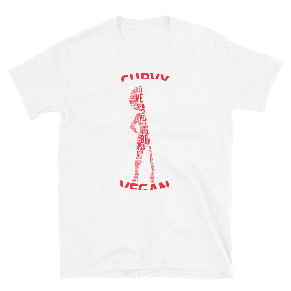 Curvy Vegan R/W Short-Sleeve Unisex T-Shirt