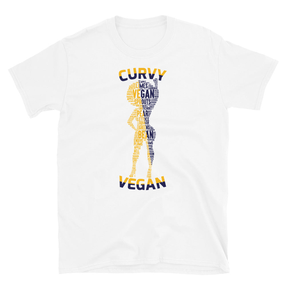 Curvy Vegan G/B Short-Sleeve Unisex T-Shirt