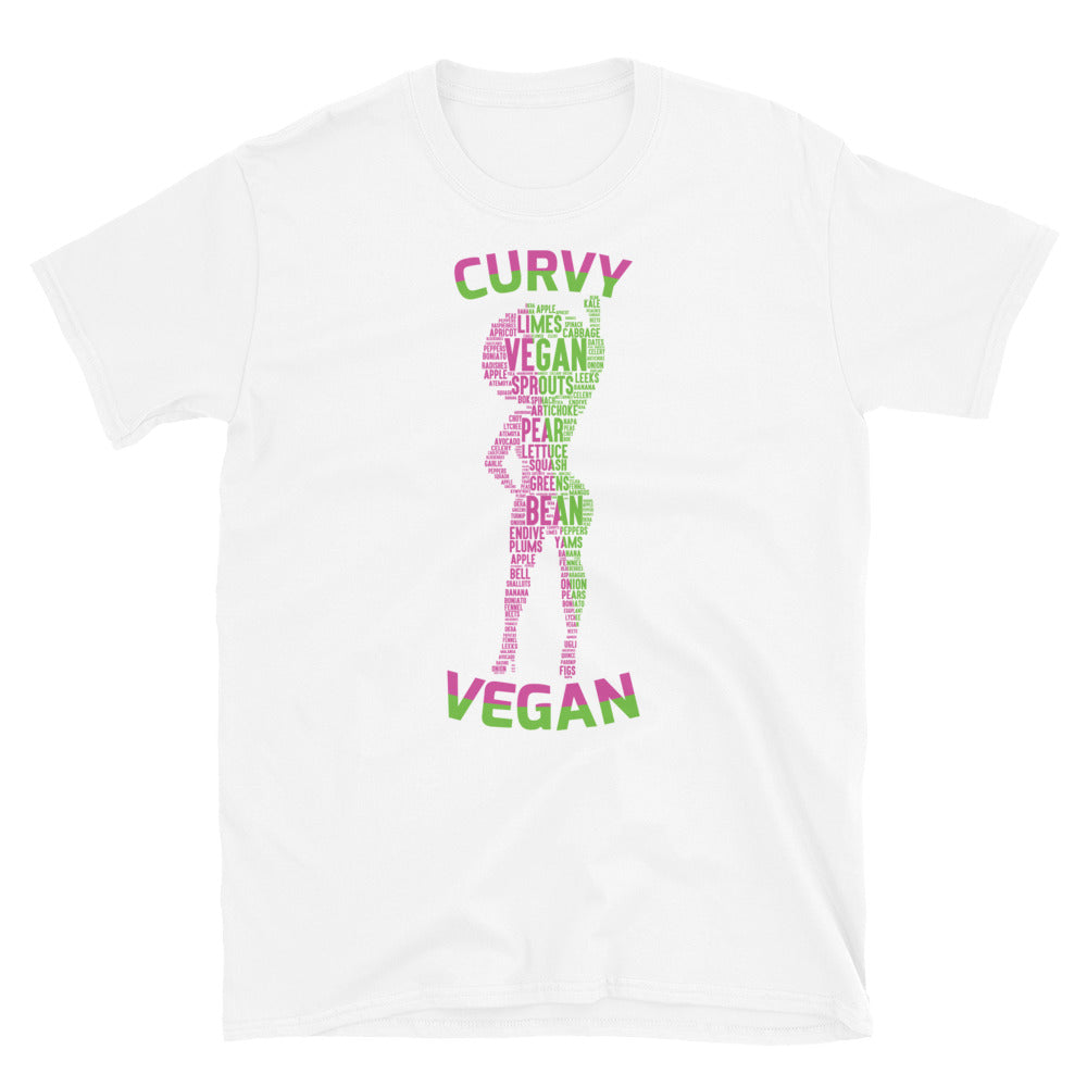 Curvy Vegan P/G Short-Sleeve Unisex T-Shirt