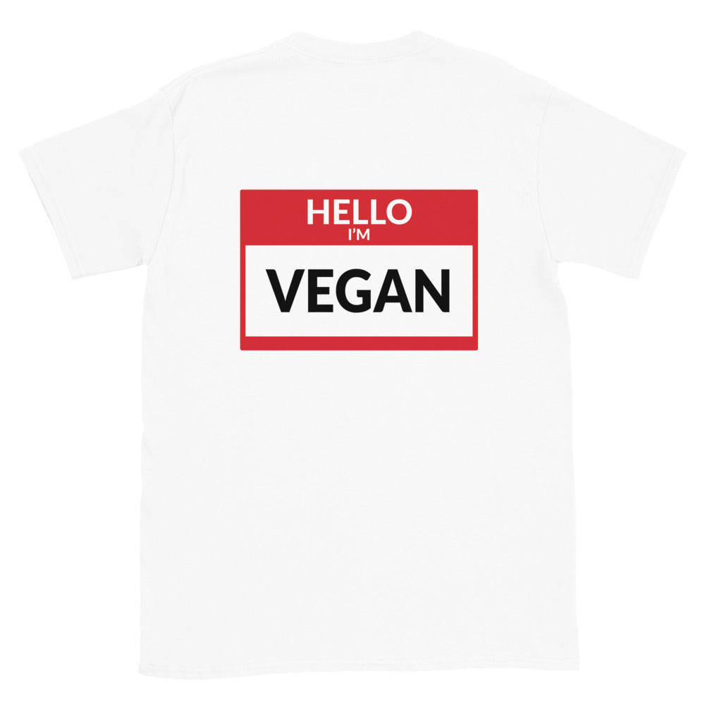 Hello Im Vegan Short-Sleeve Unisex T-Shirt