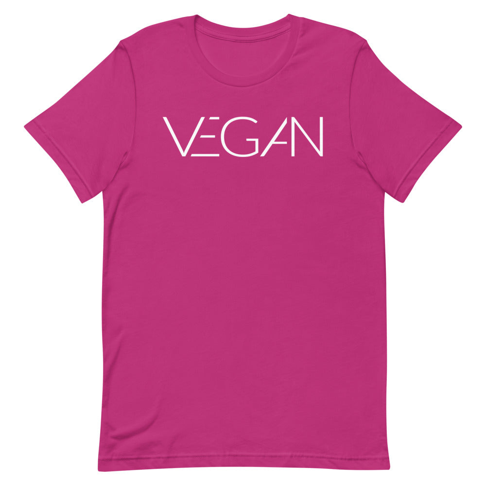 Futuristic Vegan White Short-Sleeve Unisex T-Shirt