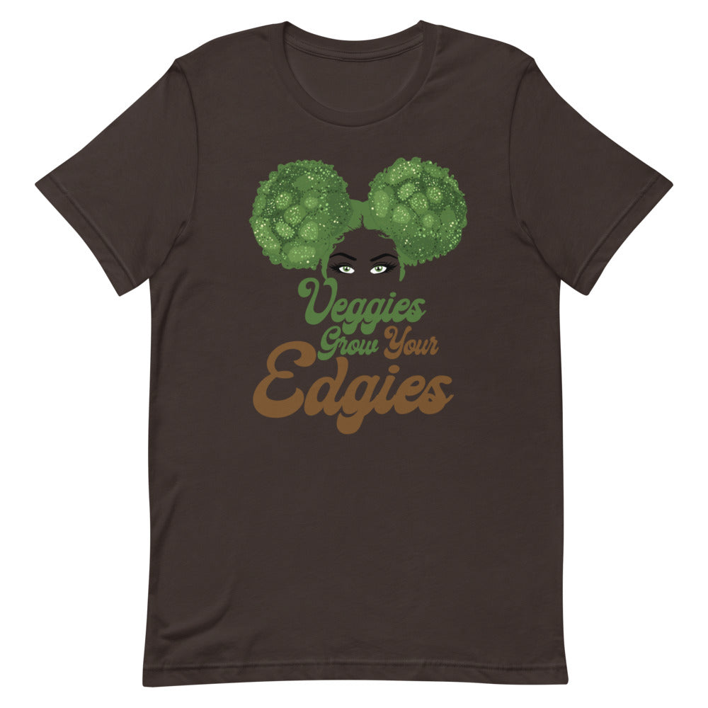 Veggies Grow Your Edgies Short-Sleeve Unisex T-Shirt