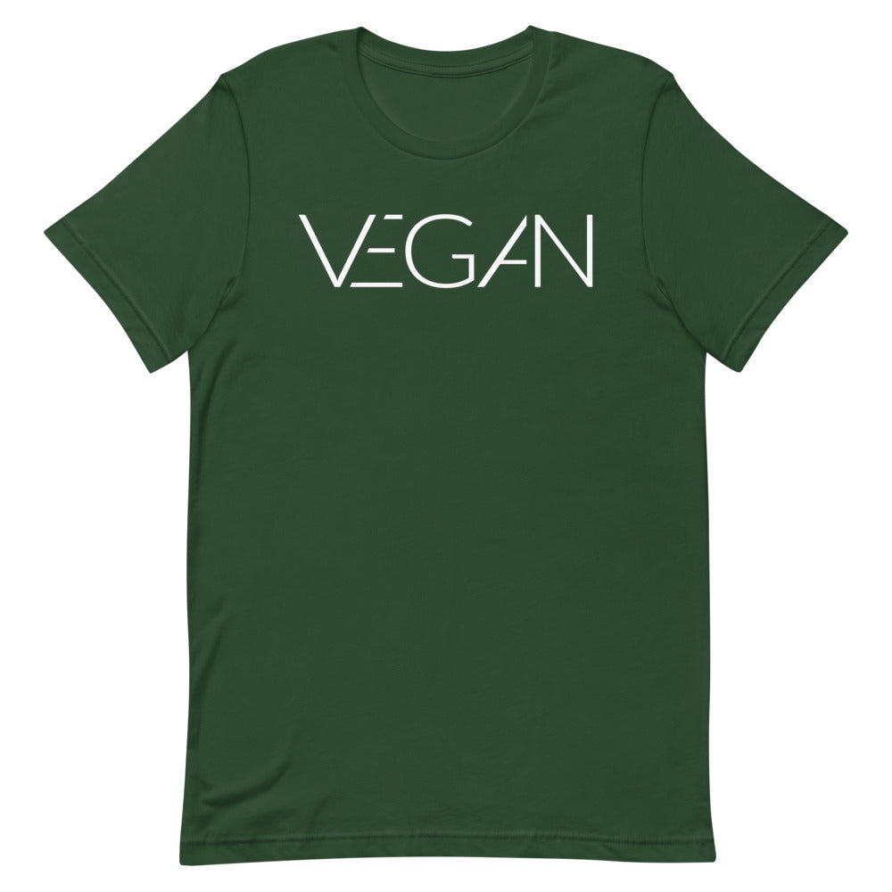 Futuristic Vegan White Short-Sleeve Unisex T-Shirt