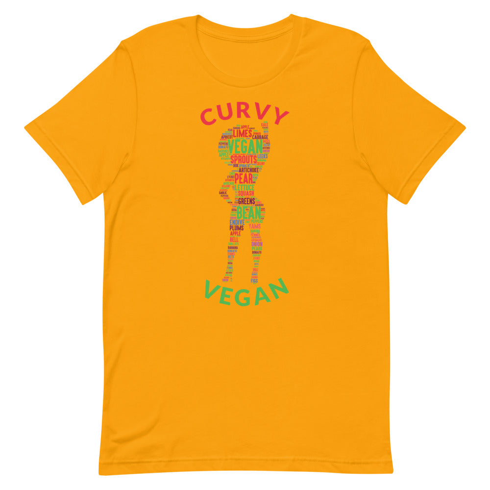 Curvy Vegan Multi Short-Sleeve Unisex T-Shirt