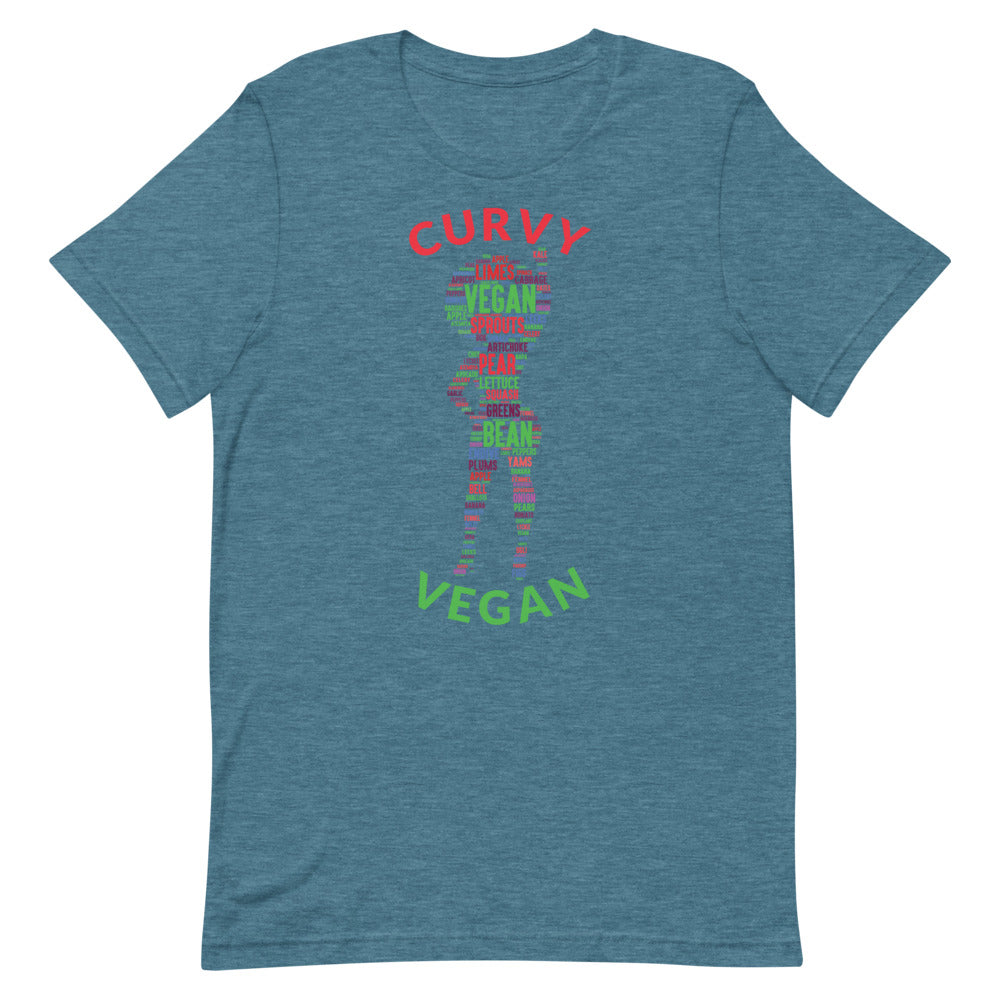 Curvy Vegan Multi Short-Sleeve Unisex T-Shirt