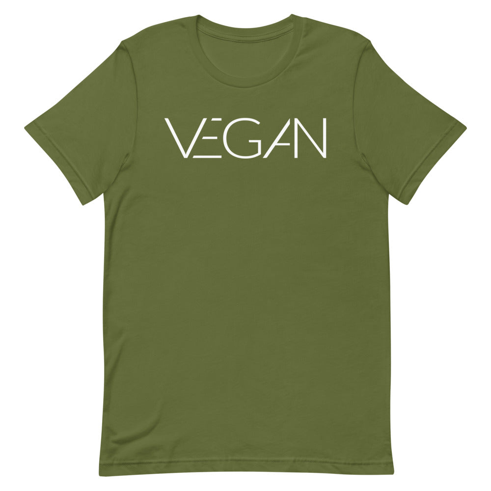 Futuristic Vegan White Short-Sleeve Unisex T-Shirt