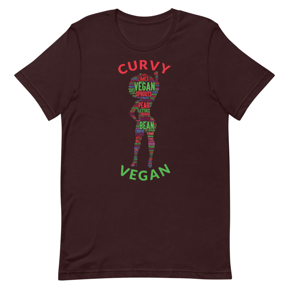 Curvy Vegan Multi Short-Sleeve Unisex T-Shirt