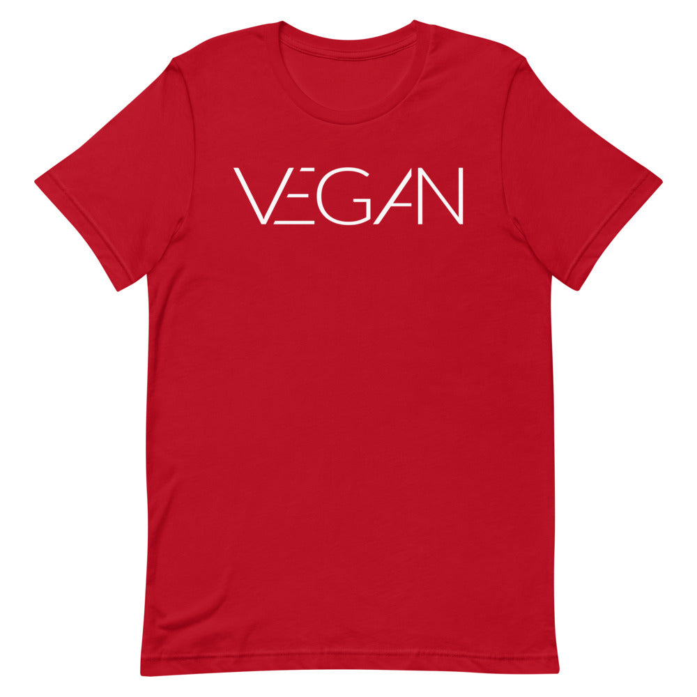 Futuristic Vegan White Short-Sleeve Unisex T-Shirt