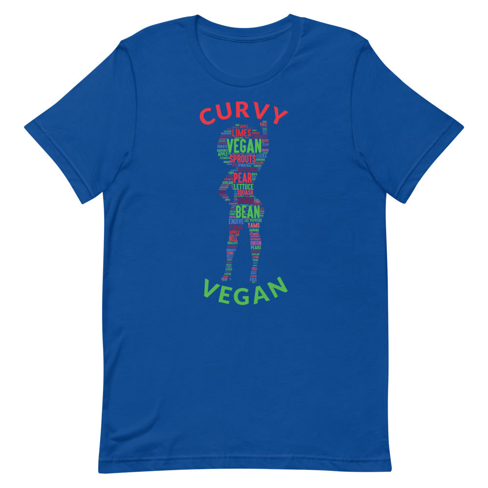 Curvy Vegan Multi Short-Sleeve Unisex T-Shirt