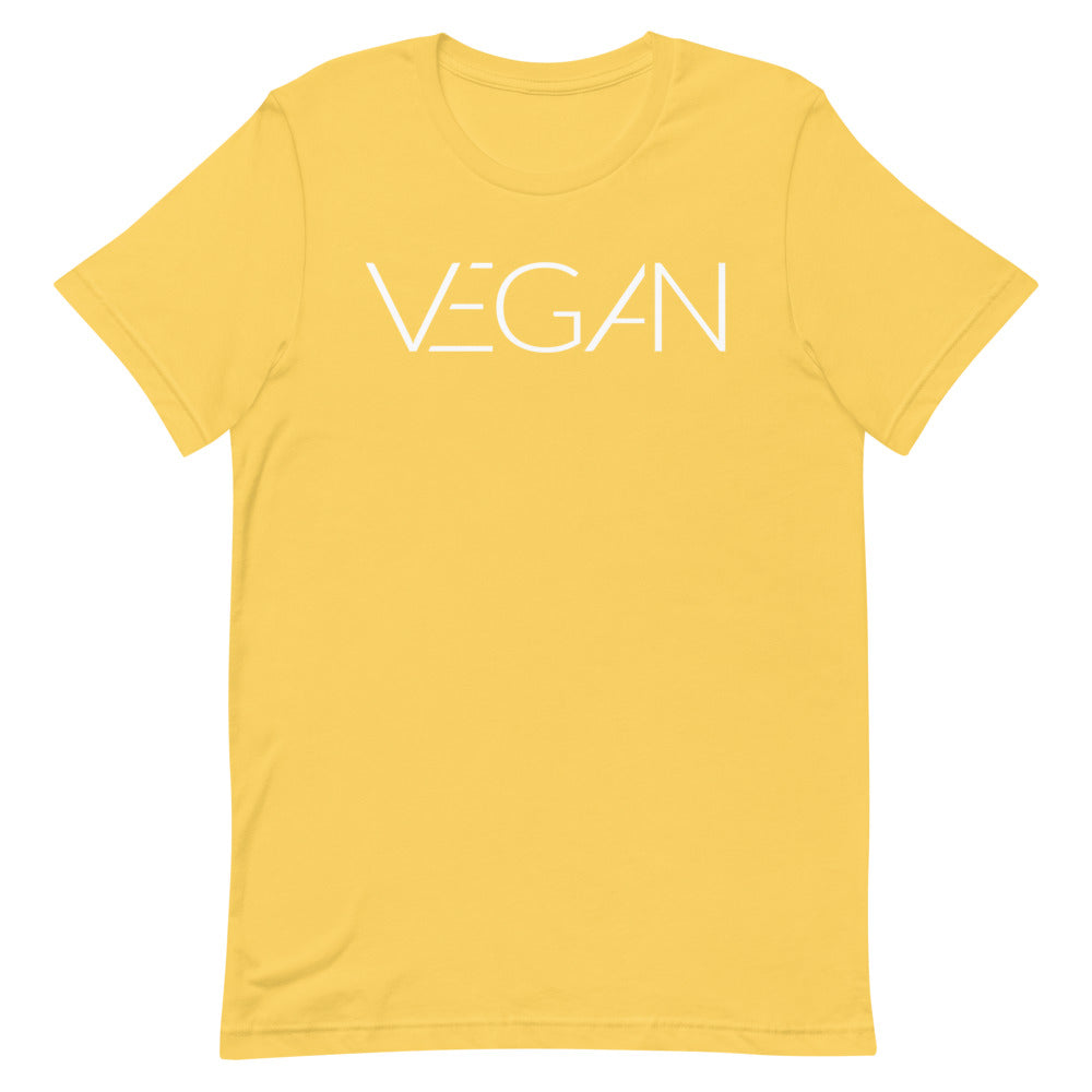 Futuristic Vegan White Short-Sleeve Unisex T-Shirt