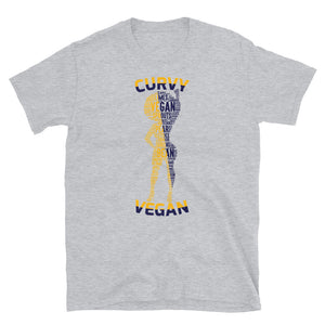 Curvy Vegan G/B Short-Sleeve Unisex T-Shirt