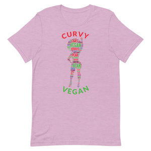 Curvy Vegan Multi Short-Sleeve Unisex T-Shirt