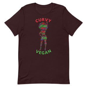 Curvy Vegan Multi Short-Sleeve Unisex T-Shirt