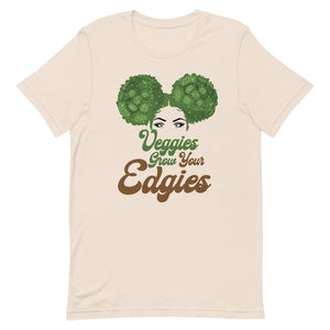 Veggies Grow Your Edgies Short-Sleeve Unisex T-Shirt